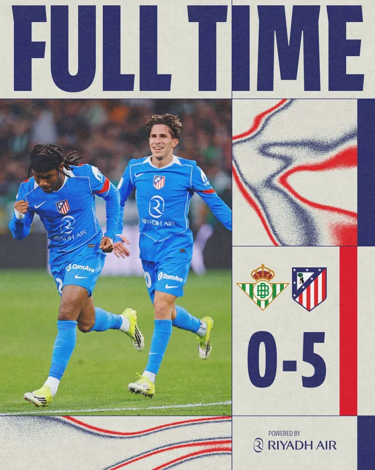Atletico przejechało się po Betisie w drodze do półfinału Pucharu Króla!