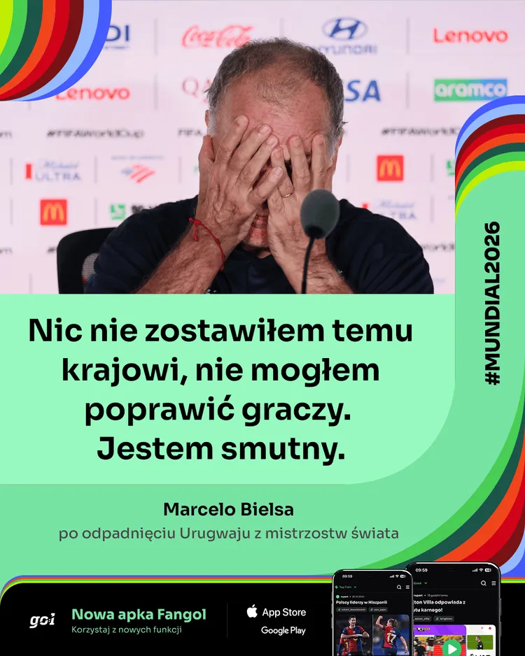 Marcelo Bielsa zdruzgotany po odpadnięciu Urugwaju!