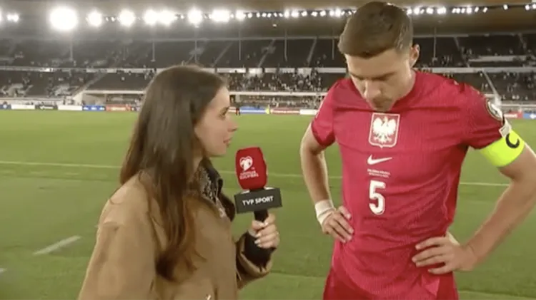 Jan Bednarek na gorąco po porażce z Finlandią