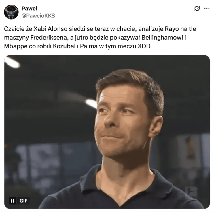 Xabi Alonso ma doskonały przykład do analizy przed najbliższym meczem XD