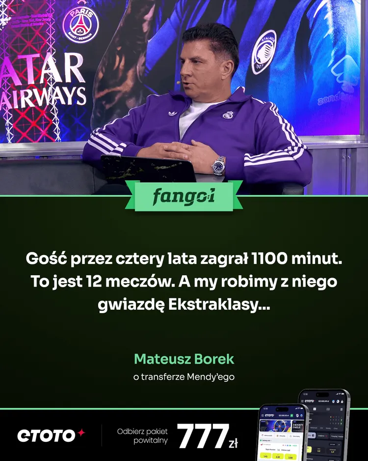 Mateusz Borek podsumował transfer Mendy'ego do Pogoni Szczecin!