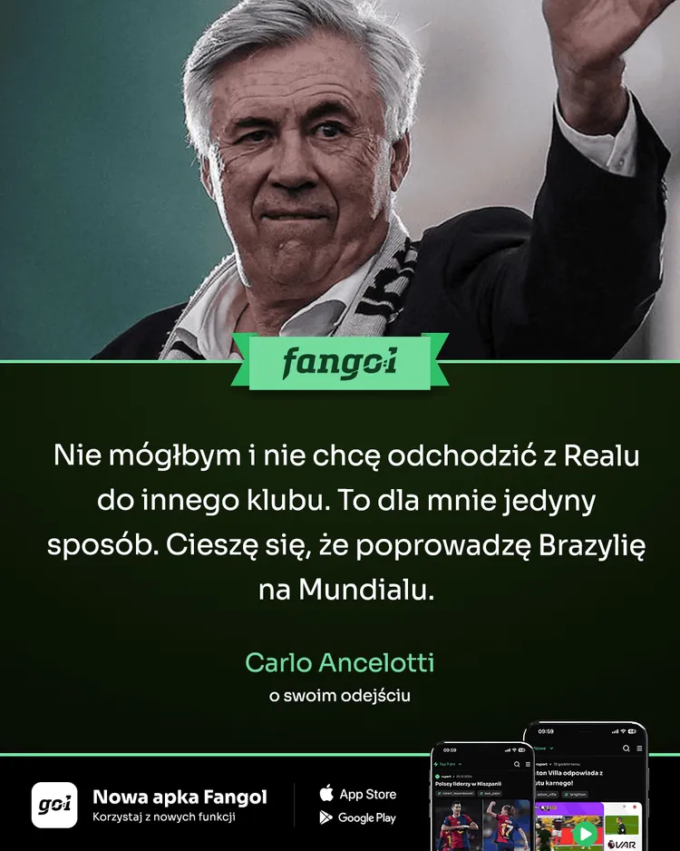 Carlo żegna się z Realem