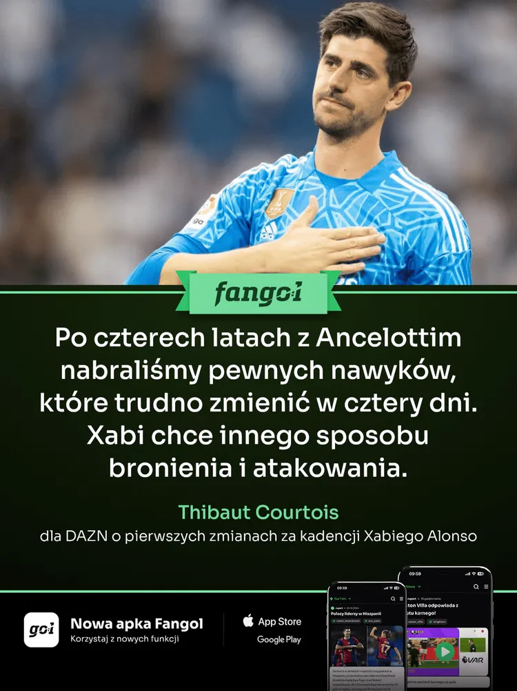 Courtois wskazał pierwsze zmiany od przyjścia Xabiego Alonso!