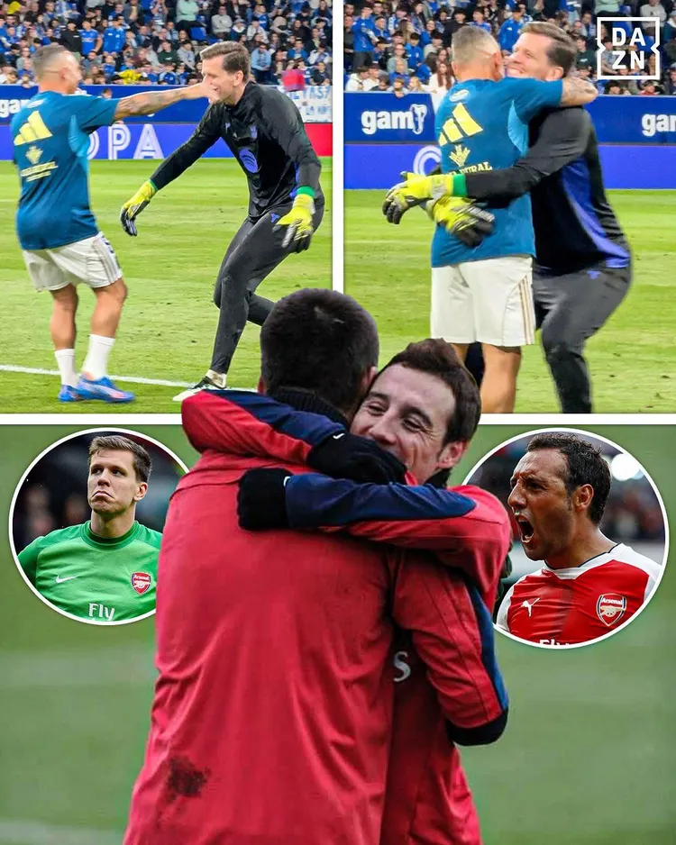 Szczęsny 🤝 Santi Cazorla. Piękne spotkanie po latach!