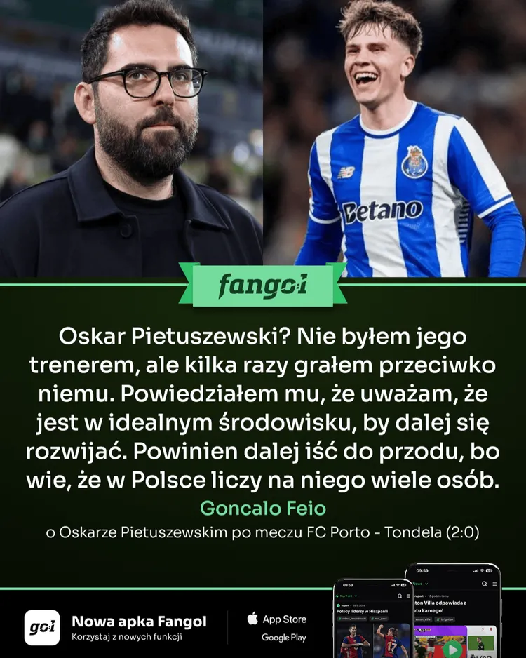 Goncalo Feio ocenił Oskara Pietuszewskiego! 
