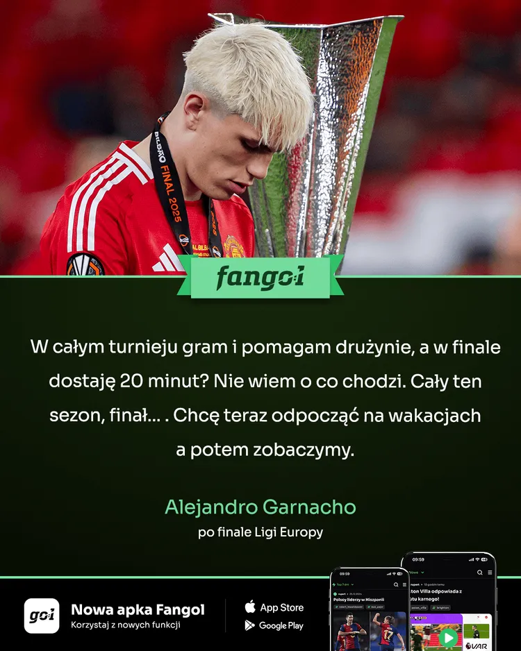 Rozgoryczony Garnacho