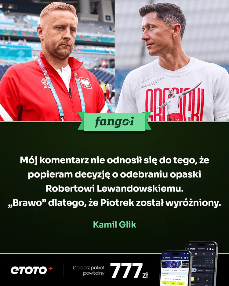 Kamil Glik wytłumaczył swoją reakcję ws. opaski Lewandowskiego!