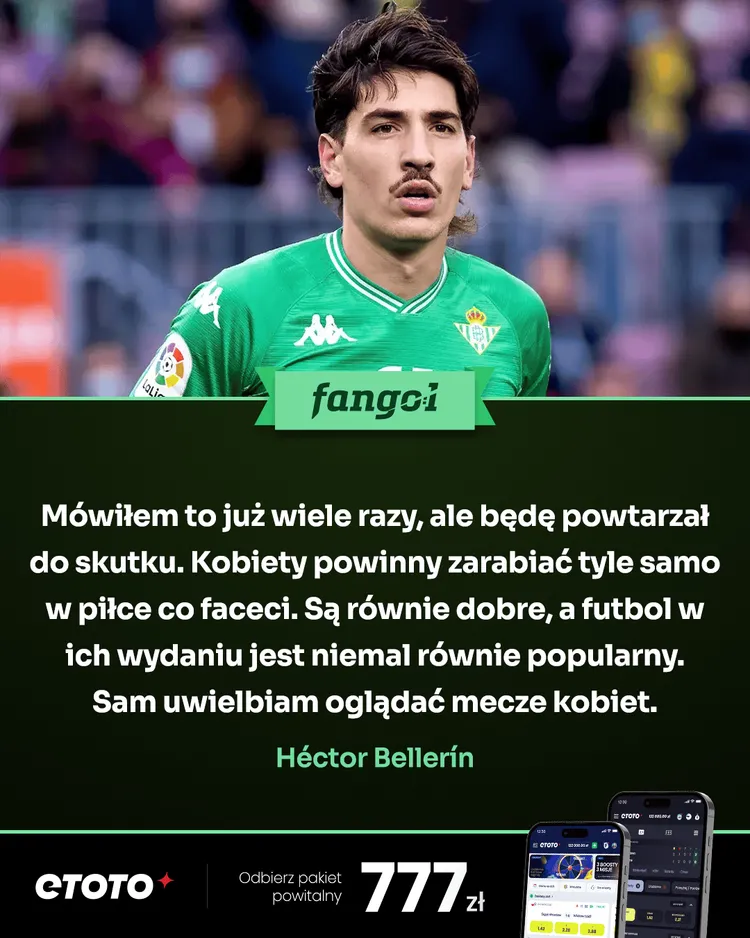 Héctor Bellerín znowu w obronie równości płac!