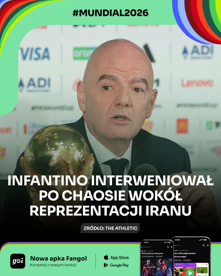 Piłkarze Iranu mieli dość. Do szatni wszedł sam szef FIFA.