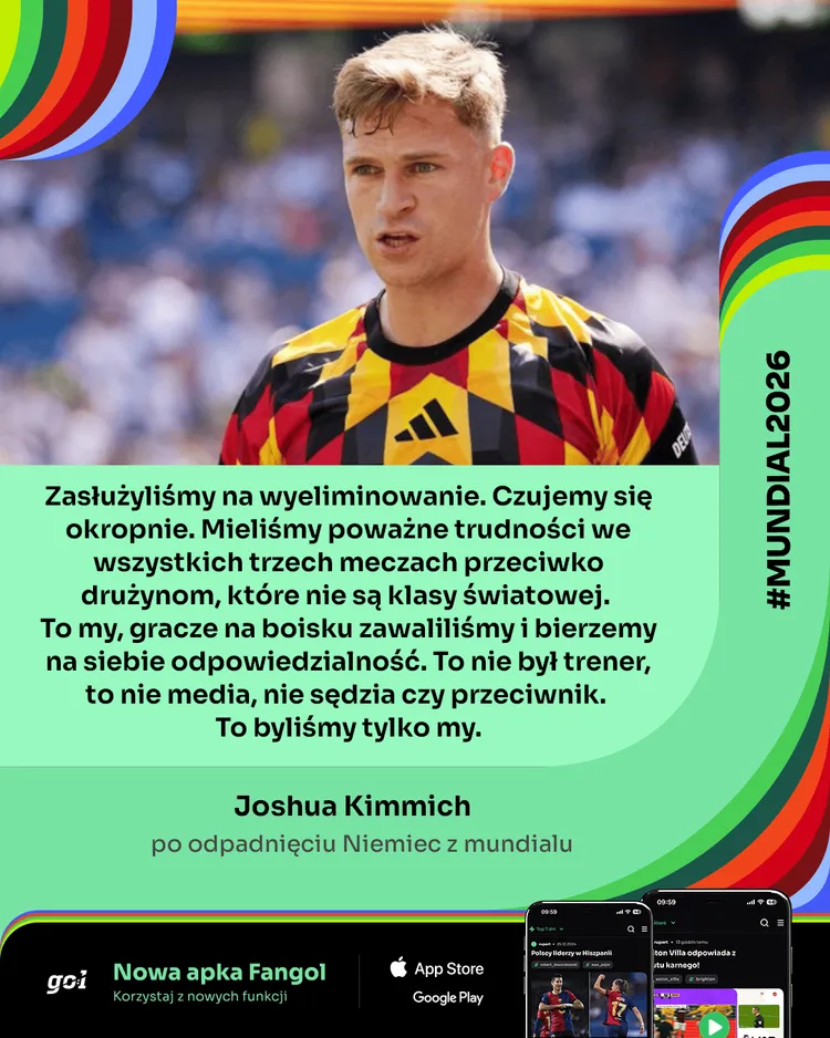 Kapitan reprezentacji Niemiec bije się w pierś za wyeliminowanie z mundialu!