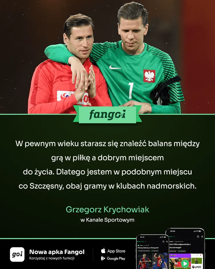 Krychowiak z dystansem