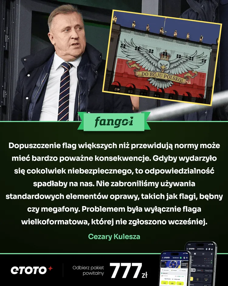 Kulesza broni decyzji o niewpuszczonej oprawie!