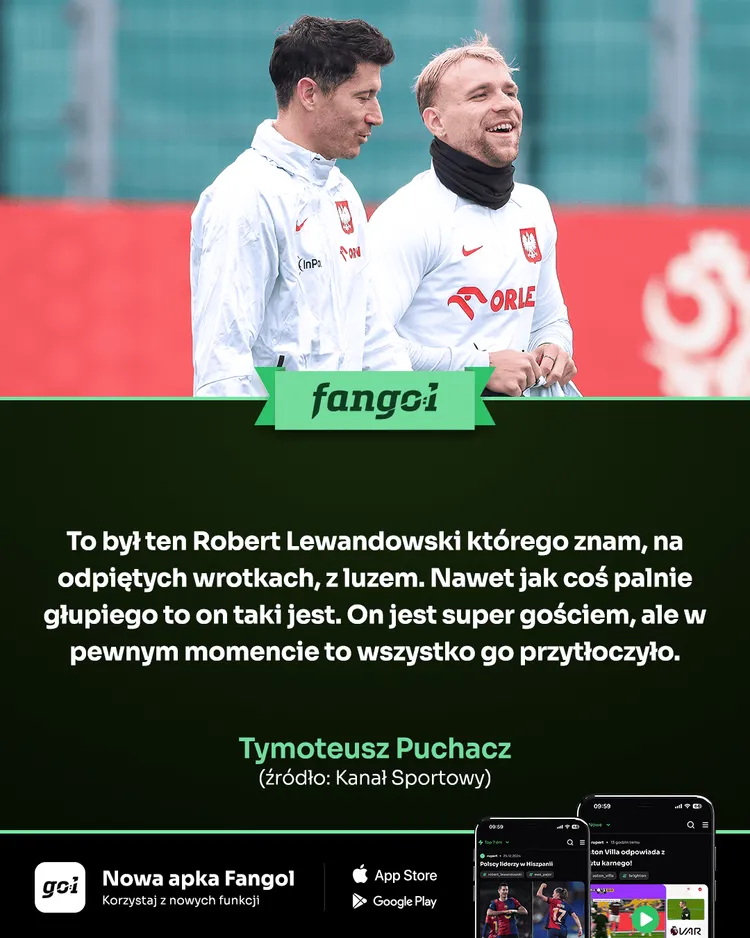 Puchacz o zachowaniu Lewandowskiego na mistrzowskiej fecie: "on taki jest"