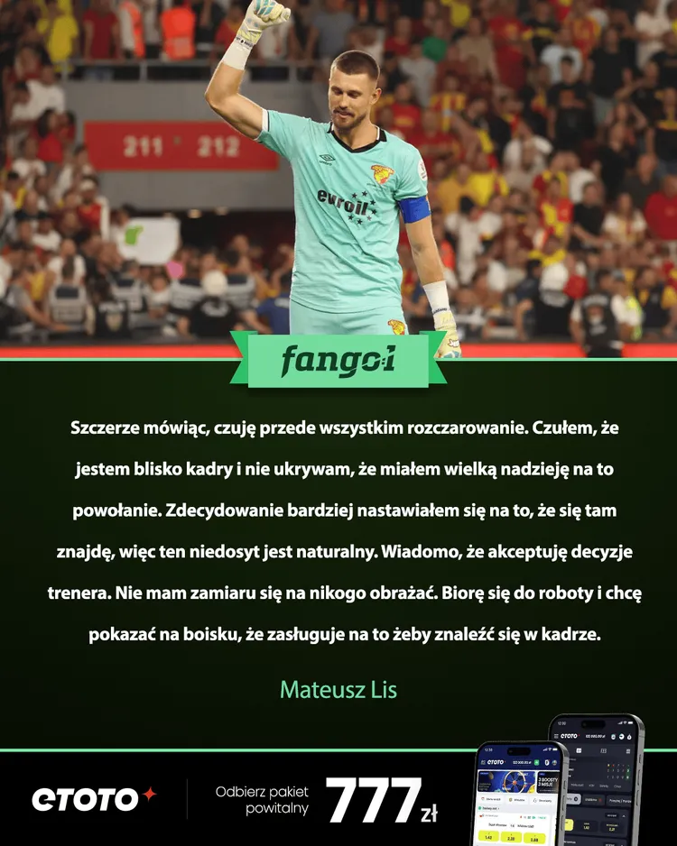 Mateusz Lis: Zasłużyłem na powołanie!