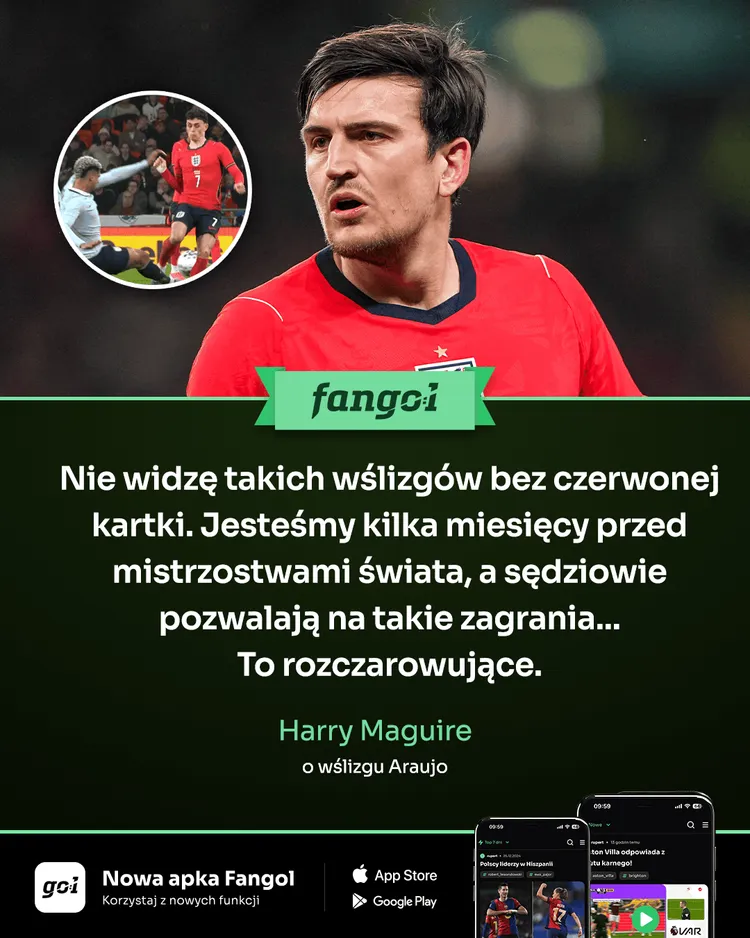 Maguire o wślizgu Araujo!