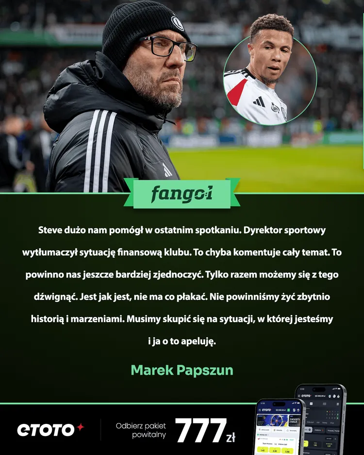 Marek Papszun komentuje transfer Kapuadiego