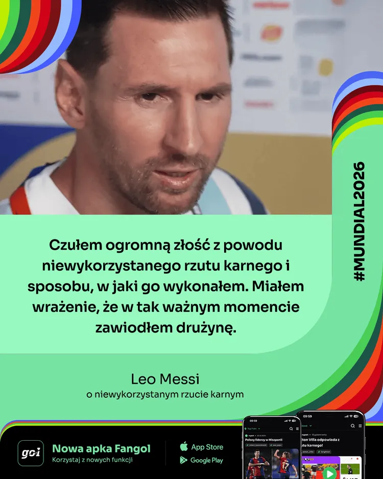 Messi o niewykorzystanym rzucie karnym!