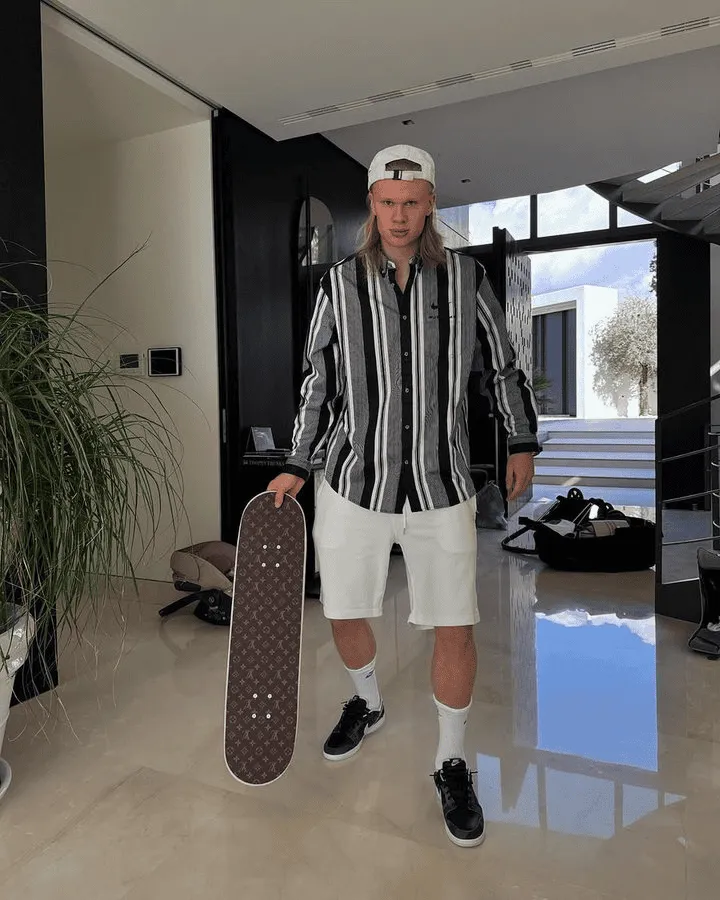 Erling Haaland korzysta z wolnego!