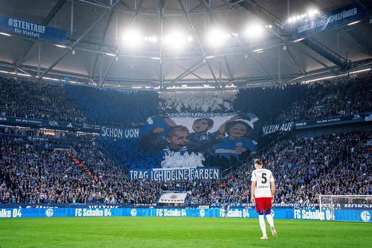 Wczorajsza oprawa kibiców Hamburgera SV!