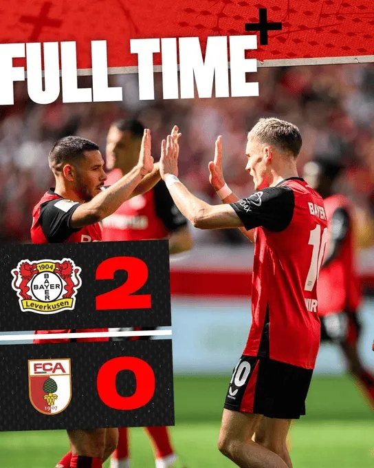Bayer wygrywa z Augsburgiem!