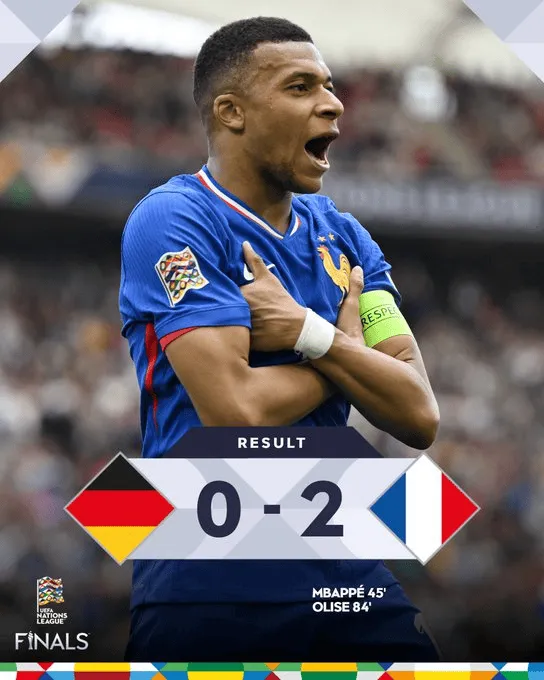 Francja zajmuje trzecie miejsce w Lidze Narodów!