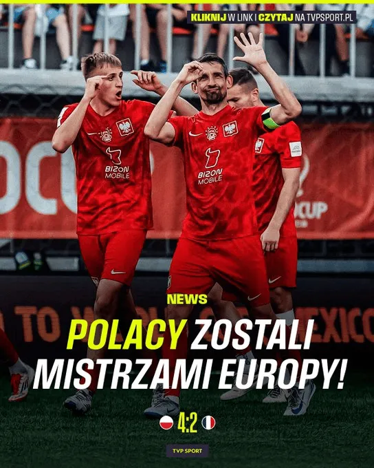 JESTEŚMY MISTRZAMI EUROPY!