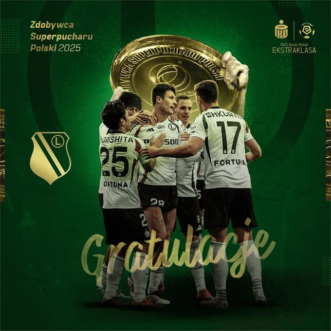 Legia zdobywa Superpuchar Polski!