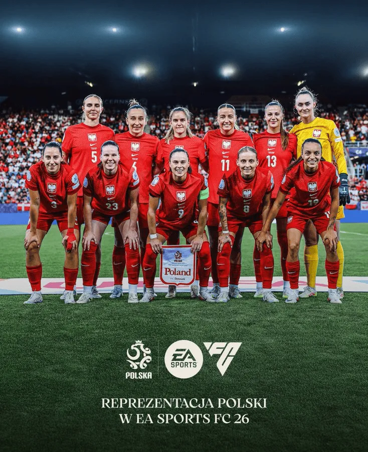 Kobieca reprezentacja Polski w nowej EA FC 26!