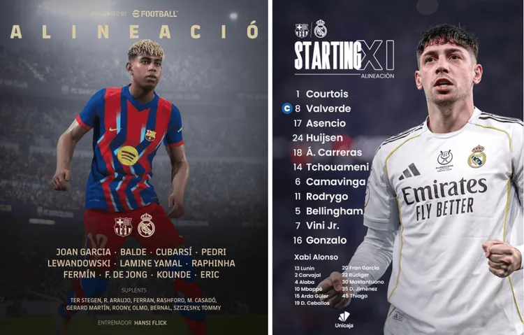 XI na El Clasico o Superpuchar Hiszpanii!