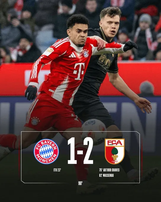 BAYERN PRZEGRYWA PIERWSZY MECZ W BUNDESLIDZE!