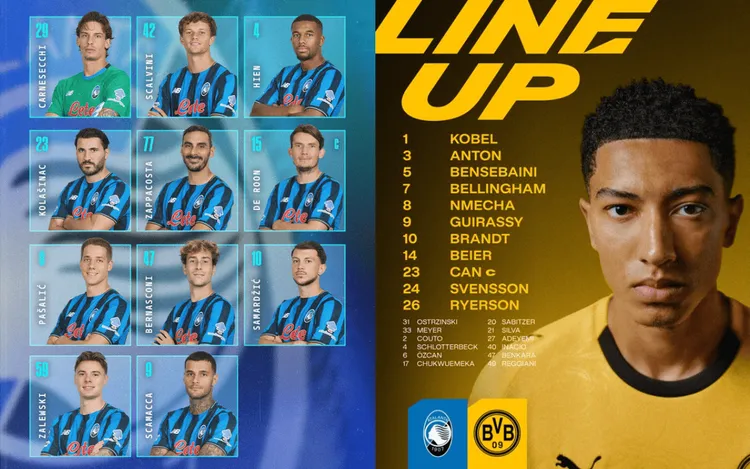 Składy na mecz Atalanta - Borussia Dortmund!