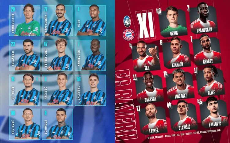 W takich składach wyjdą na mecz zawodnicy Atalanty i Bayernu!