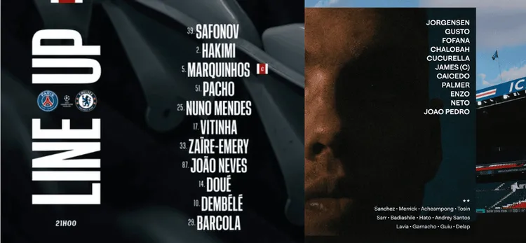 Składy na mecz PSG - Chelsea!
