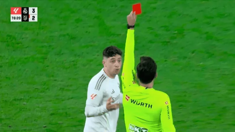 Valverde ukarany zawieszeniem za kartkę w derbach Madrytu!
