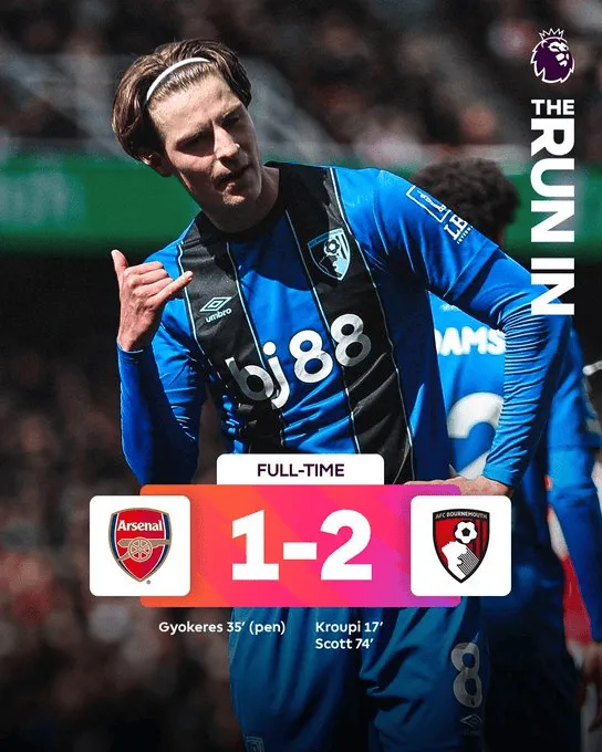 Bournemouth sensacyjnie wygrywa z Arsenalem!