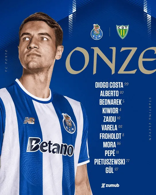 Polskie trio z Porto zagra z Tondelą Goncalo Feio!