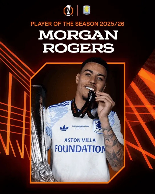 Morgan Rogers piłkarzem sezonu w Lidze Europy!