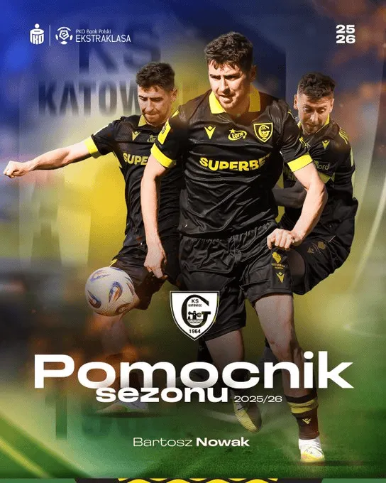 Bartosz Nowak pomocnikiem sezonu!
