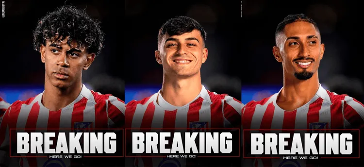 Admin Atletico nabija się z FC Barcelony XD!