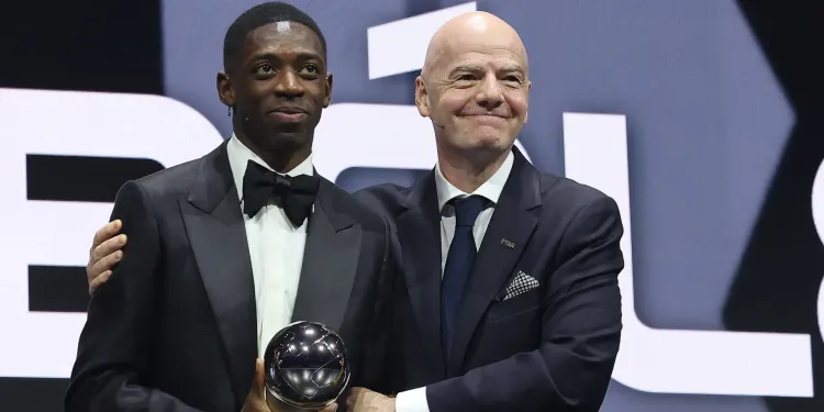 Ousmane Dembele piłkarzem roku według FIFA. Yamal jeszcze poczeka na triumf