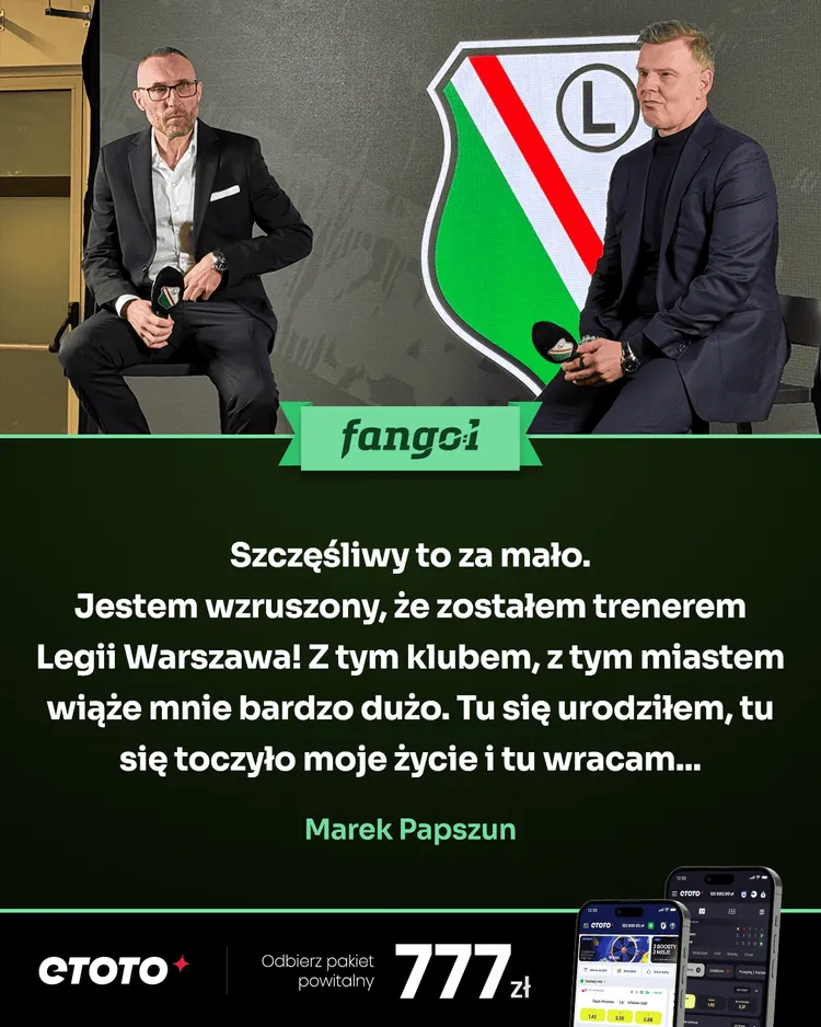 Marek Papszun na prezentacji jako trener Legii!