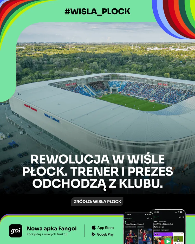 Rewolucja w Wiśle Płock. Trener i prezes odchodzą z klubu!