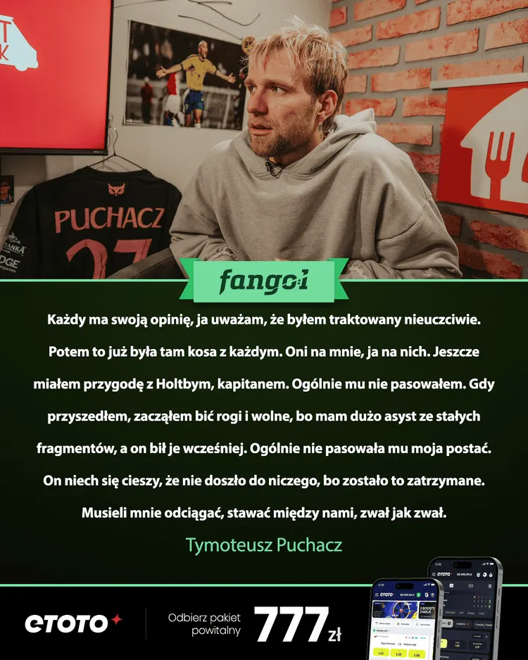 Puchacz o nieudanym epizodzie w Holstein Kiel