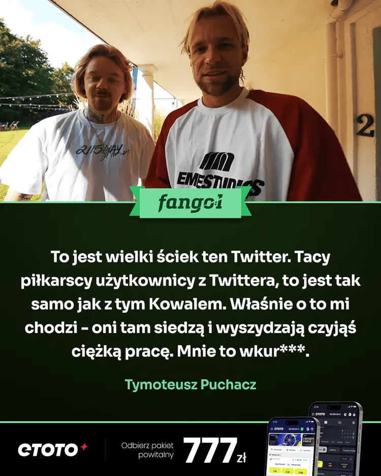Tymoteusz Puchacz ostro o użytkownikach Twittera!
