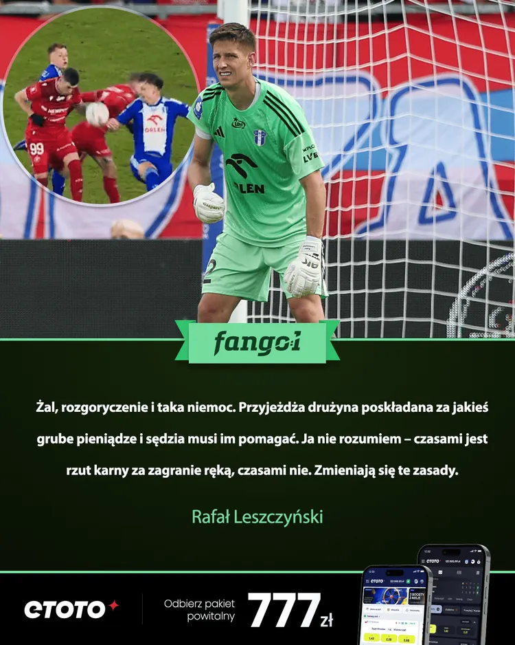 Bramkarz Wisły Płock grzmi po wczorajszym meczu!