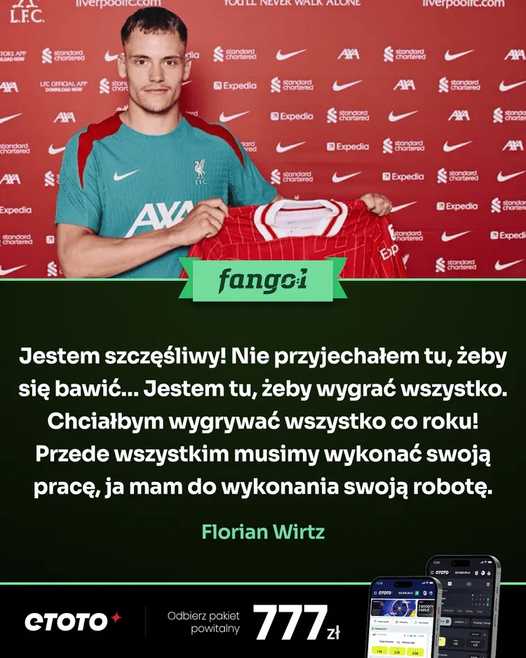 Florian Wirtz po transferze do Liverpoolu!