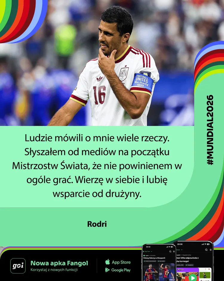 Rodri: Ludzie mówili o mnie wiele rzeczy