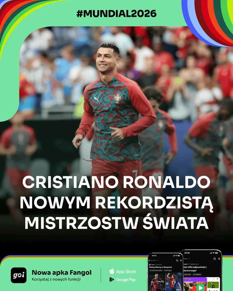 CRISTIANO RONALDO REKORDZISTĄ MISTRZOSTW ŚWIATA!