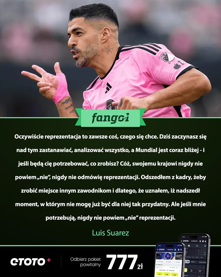 Luis Suarez: Nigdy nie powiem 'nie' reprezentacji