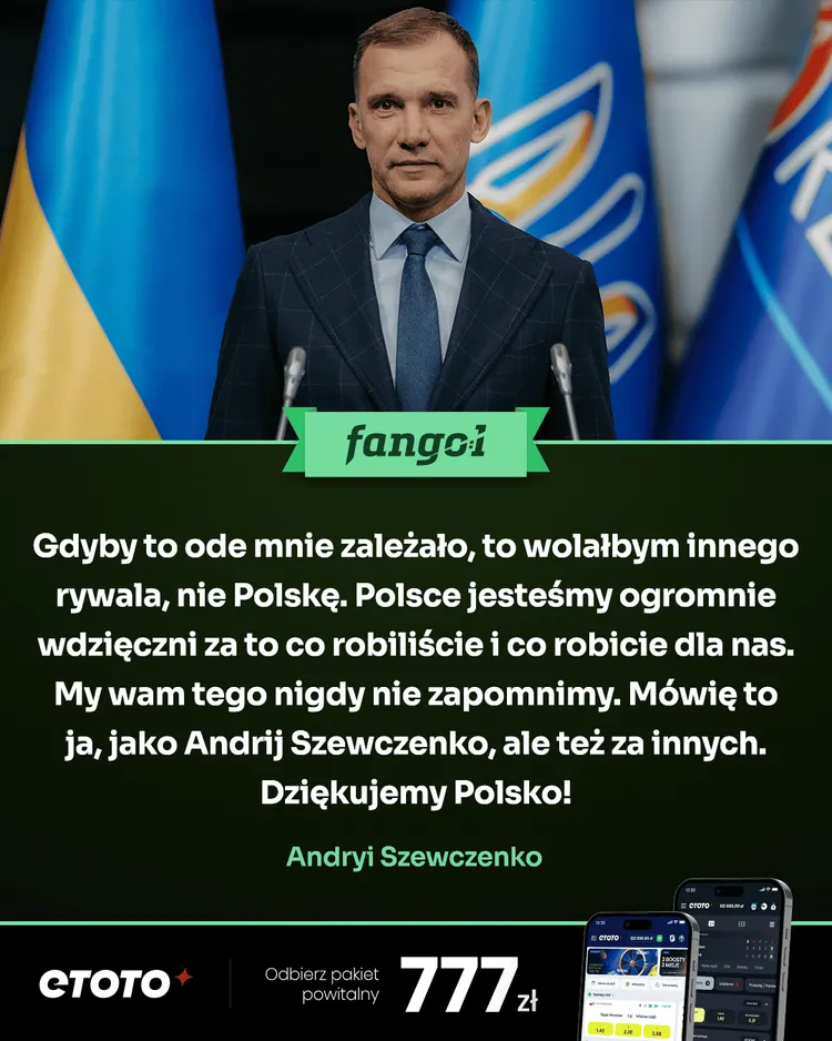 Szewczenko zwrócił się do Polaków!